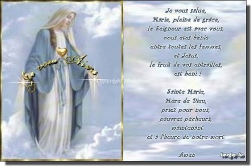 ✟Le Chapelet à Lourdes✟ - Page 15 Priere-vierge-marie-2